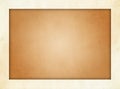 Brown Parchment Background. Light Tan, Lightly Textured Frame.