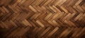 Brown Parquet. Natural wooden herringbone parquet background texture . Flooring design texture. Wooden texture background. Ai Royalty Free Stock Photo