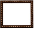 Brown photo frame Royalty Free Stock Photo