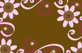 Brown and Pink Retro Background