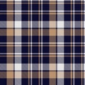 Brown Plaid Tartan Seamless Pattern