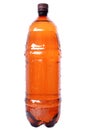 Brown plastic bottle