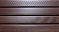 Brown plastic siding Royalty Free Stock Photo