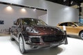 Brown porsche cayenne Royalty Free Stock Photo