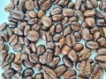 Brown quality coffee background texture closeup