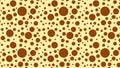 Brown Random Dots pattern Vector Art