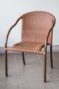 Brown rattan chair