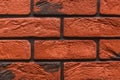 Brown red or dark orange brick wall texture background Royalty Free Stock Photo