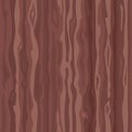Brown red wooden surface with fiber. Natural wenge texture, seamless background. Vector illustration Royalty Free Stock Photo