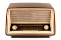 Brown retro radio Royalty Free Stock Photo