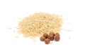Brown Rice And Chocolate Rice Balls Royalty Free Stock Photo