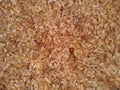 brown rice close-up view, food ingredients Royalty Free Stock Photo