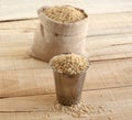 Brown Rice Healthy Food and Whole Grain Royalty Free Stock Photo