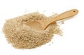 Brown rice over the spoon Royalty Free Stock Photo