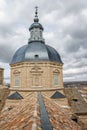 Brown roofs under the cloudy sky in Toledo Royalty Free Stock Photo