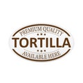 Brown rubber web stamp with stars premium quality tortilla