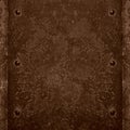 Brown rusted steel background Royalty Free Stock Photo