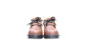 Brown safety shoes on isolated Royalty Free Stock Photo