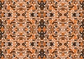 Brown seamless mosaic pattern. Abstract geometric background with triangles and circles for wallpaper and other applications. Royalty Free Stock Photo