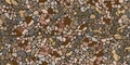 Brown seamless pebble mosaic organic floor pattern Royalty Free Stock Photo
