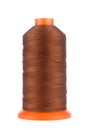 Brown sewing thread