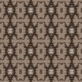 Brown shade mosaic design print