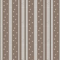 Brown shade and white vertical striped with spot knitting patter