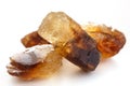 Brown shiny sugar rock candy Royalty Free Stock Photo