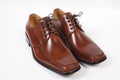 BROWN SHOES Royalty Free Stock Photo