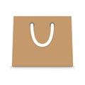 Brown shopping paper bag