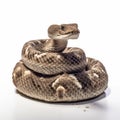 a brown snake, rattlesnake