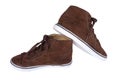 Brown sneakers