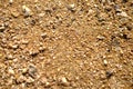 Brown soil and gravel texture background Royalty Free Stock Photo