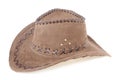 Brown sombrero isolated Royalty Free Stock Photo