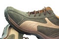 Brown sport shoes