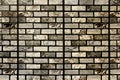 Square brick block background and texture