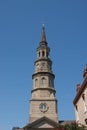 Brown Steeple Under Blue Sky Royalty Free Stock Photo