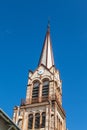 Brown Steeple Under Blue Sky Royalty Free Stock Photo