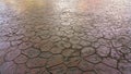 Brown stone floor texture design