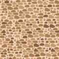 Brown stone walls background and texture