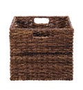 Brown storage basket