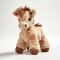 Brown Stuffed Horse: Fujifilm Velvia Style Uhd Image For Babycore And Norwegian Nature