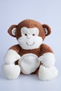 Brown Stuffed monkey Royalty Free Stock Photo
