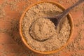 Brown Sugar into a bowl Royalty Free Stock Photo