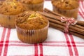 Brown Sugar and Cinnamon Muffins Royalty Free Stock Photo