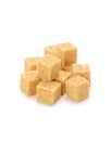 Brown Sugar Cubes Royalty Free Stock Photo
