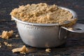 Brown Sugar in a Measuring Cup Royalty Free Stock Photo