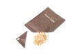 Brown sugar packet Royalty Free Stock Photo