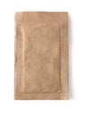 Brown sugar packet Royalty Free Stock Photo