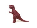 Brown t-rex or tyrannosaurus dinosaur toy. Royalty Free Stock Photo